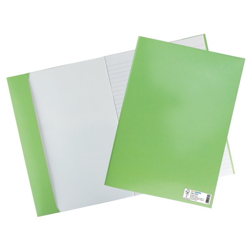HERMA Protège-cahier, en carton, A4, vert prairie