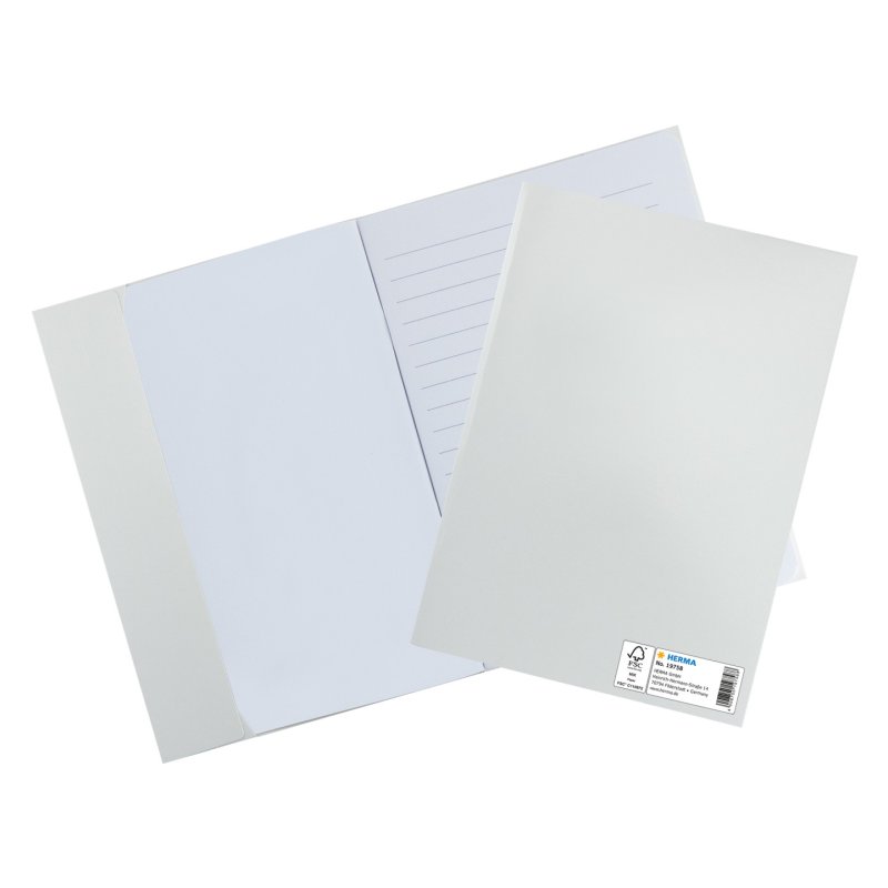 HERMA Protège-cahier, en carton, A5, blanc