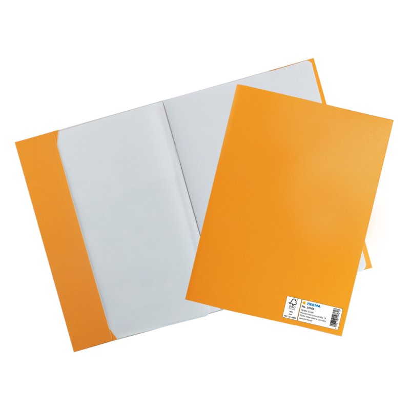 HERMA Protège-cahier, en carton, A5, orange