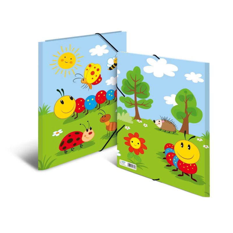 HERMA Eckspannermappe "Frieda & Friends", Karton, DIN A3