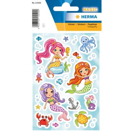 HERMA 15509 decorative sticker Plastic Multicolour Permanent 27 pc(s)