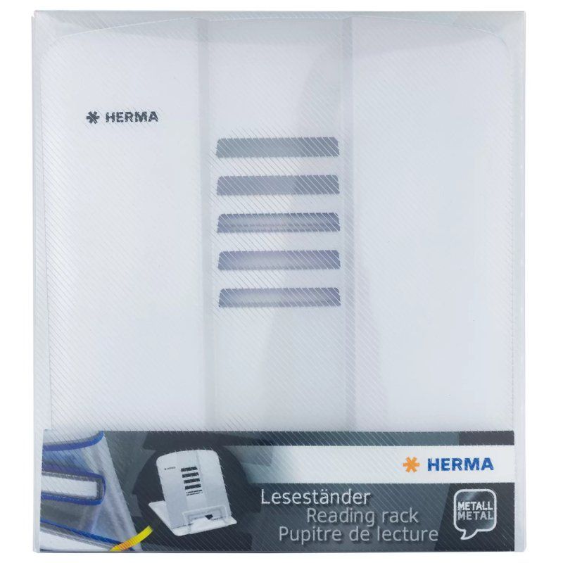 HERMA 19963 support de livre Blanc Métal