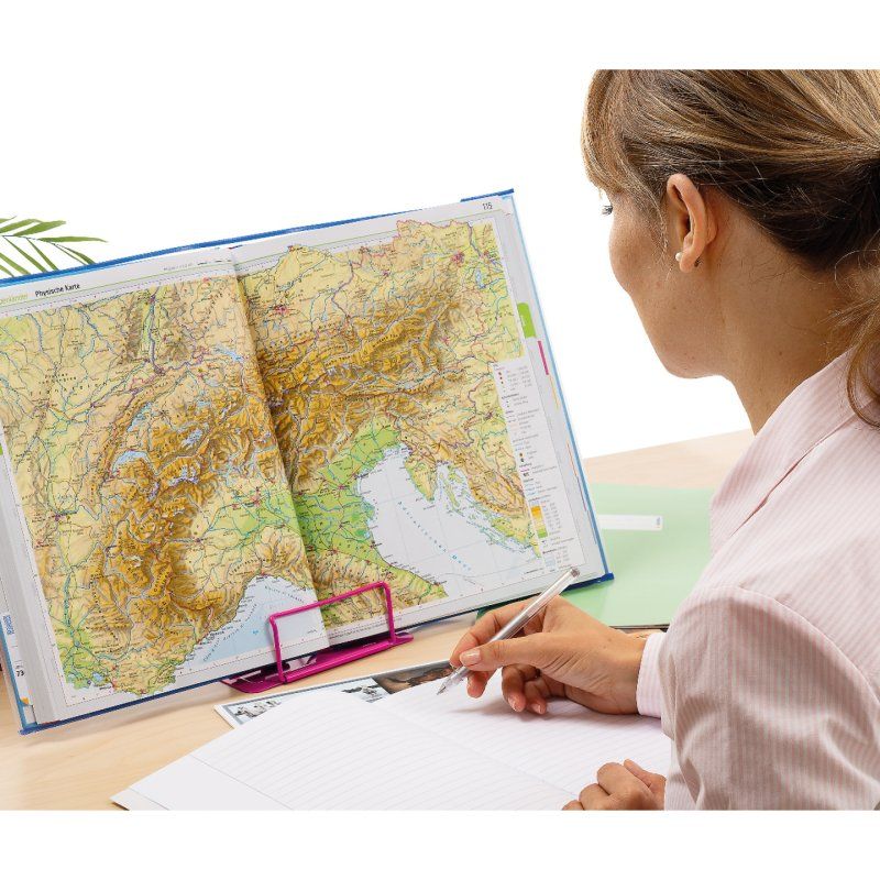 HERMA 19963 support de livre Blanc Métal