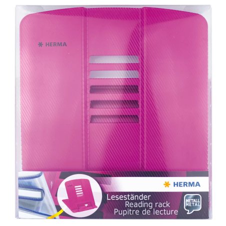 HERMA 19964 support de livre Rose Métal
