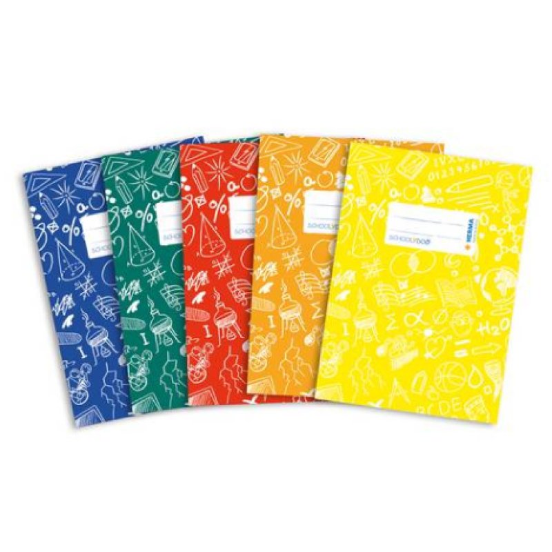 HERMA 20215 Protège-cahier 5 pièce(s) Multicolore