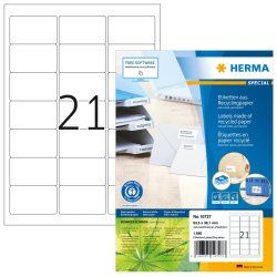 HERMA 10727 printer label White Self-adhesive printer label