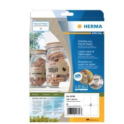 HERMA 10756 self-adhesive label Rectangle Permanent Brown 80 pc(s)