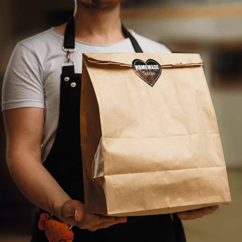 HERMA Étiquette en forme de coeur, diamètre: 60 mm, blanc