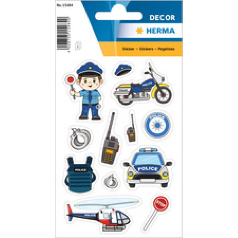 HERMA Sticker DECOR "Police", en papier