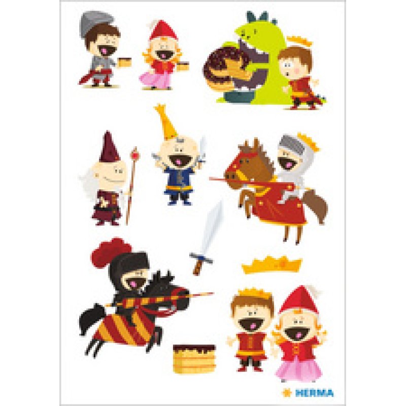 HERMA Sticker DECOR "petits chevaliers", en papier