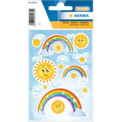 HERMA Sticker MAGIC "Rainbow", en film, pailleté