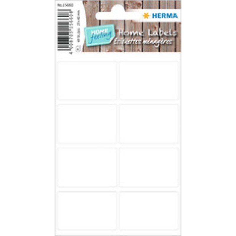 HERMA Étiquette de cuisine HOME, 12 x 34 mm, blanc