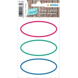 HERMA Étiquette de cuisine HOME, 82 x 36 mm, bord gris