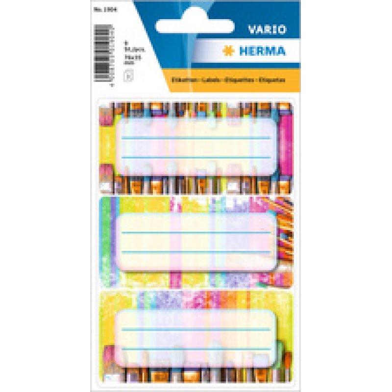 HERMA Étiquette pour livres VARIO "Crayons", 76 x 35 mm