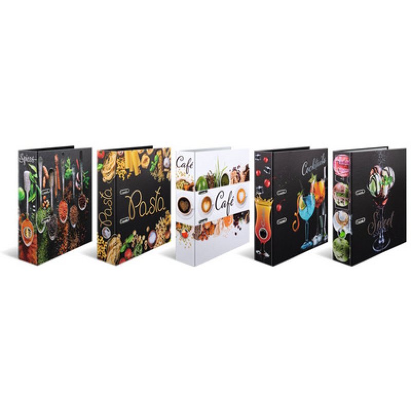 HERMA Assortiment de classeurs à motifs "Flavors"