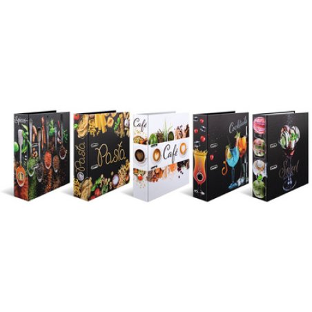 HERMA Assortiment de classeurs à motifs "Flavors"