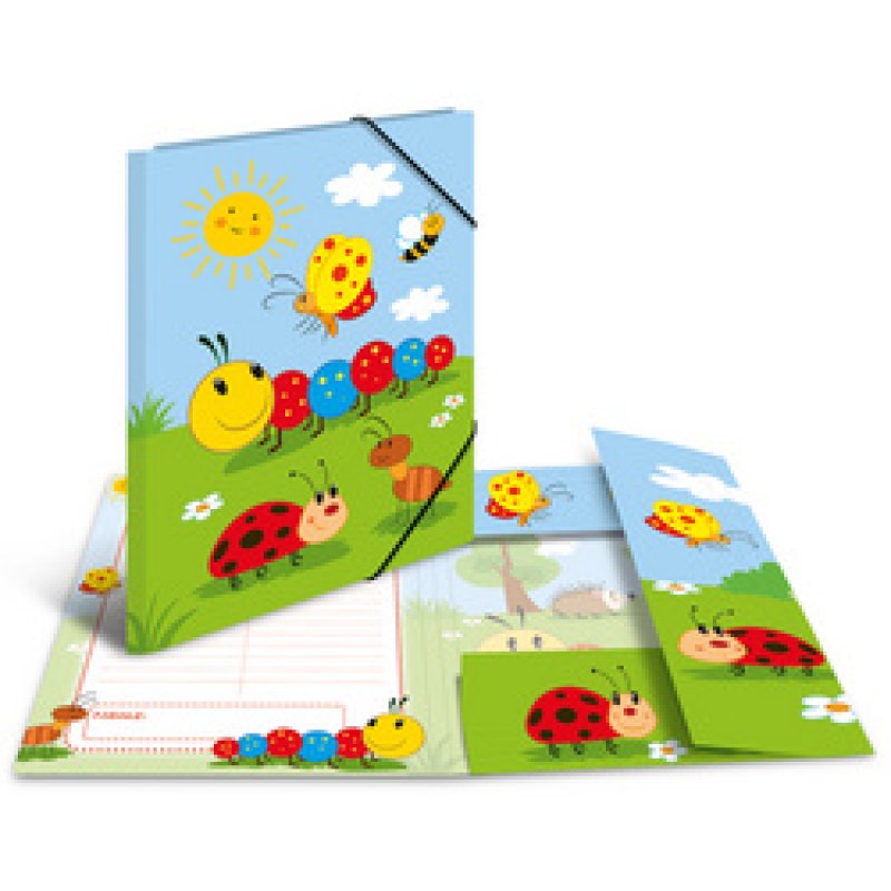 HERMA Chemise à élastiques animaux "Prairie mellifère", A3