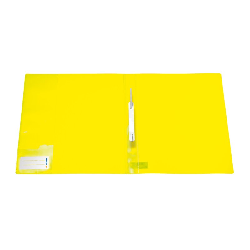 HERMA Chemise à lamelle, en PP, A4, jaune fluo