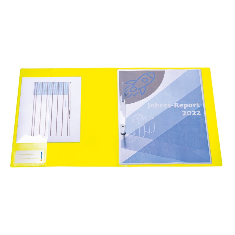 HERMA 19636 folder Polypropylene (PP) Yellow A4