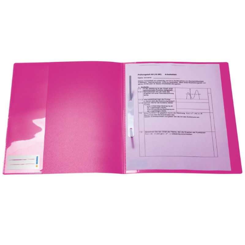 HERMA 19638 folder Polypropylene (PP) Pink A4