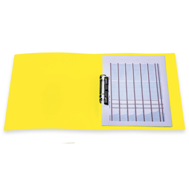 HERMA Ringbuch A4 Neon gelb ring binder Yellow
