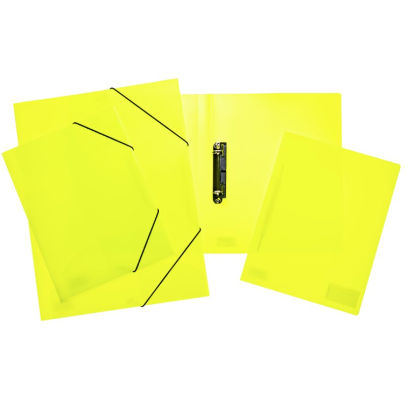 HERMA Ringbuch A4 Neon gelb ring binder Yellow