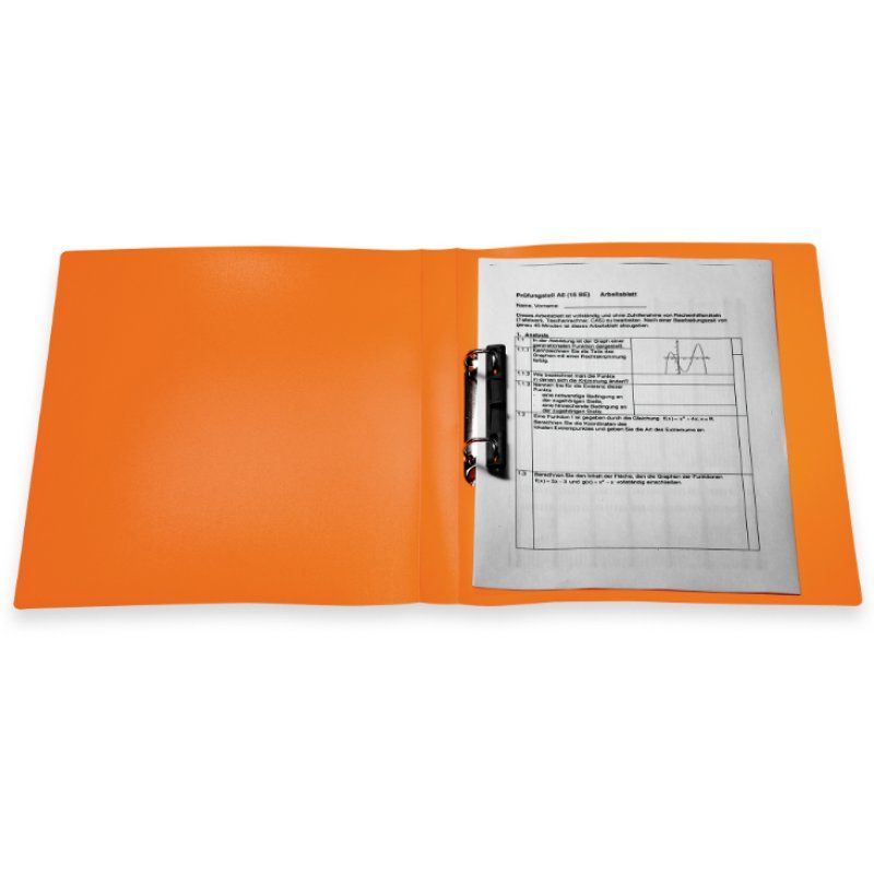 HERMA Classeur à anneaux, A4, 2 anneaux, orange fluo