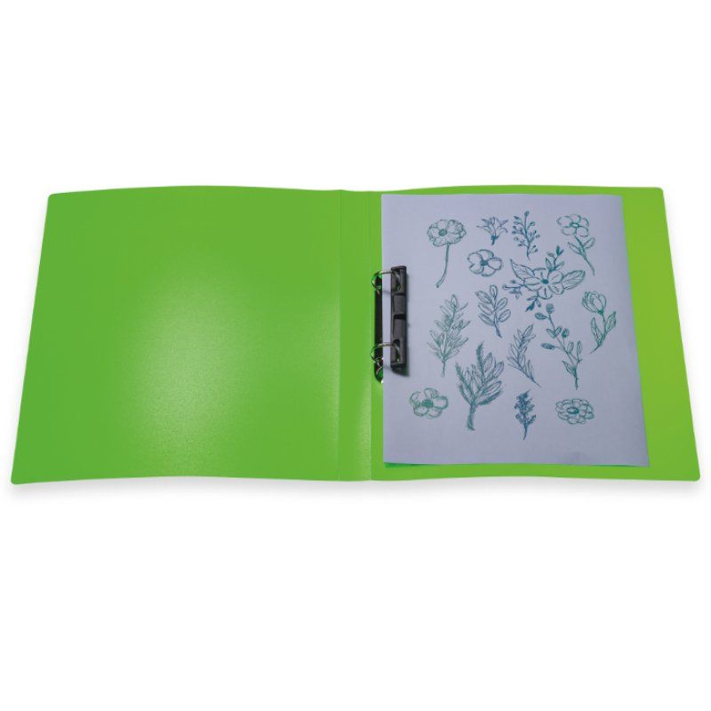 HERMA Classeur à anneaux, A4, 2 anneaux, vert fluo