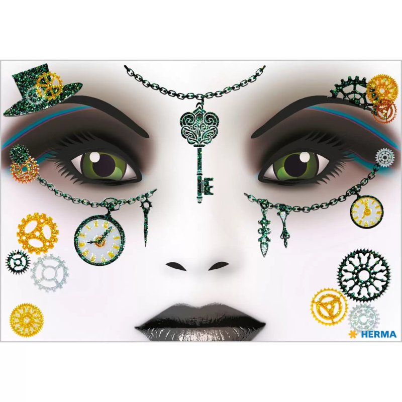 HERMA Face Art Sticker visage "Steam Punk Amelia"