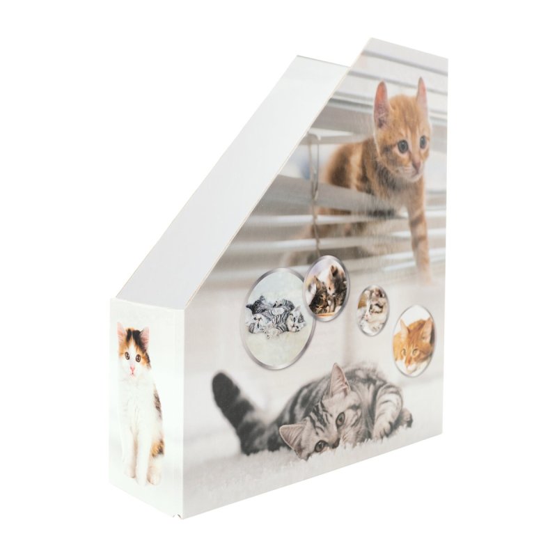 HERMA Stehsammler Katzen A4 Gelb magazine rack