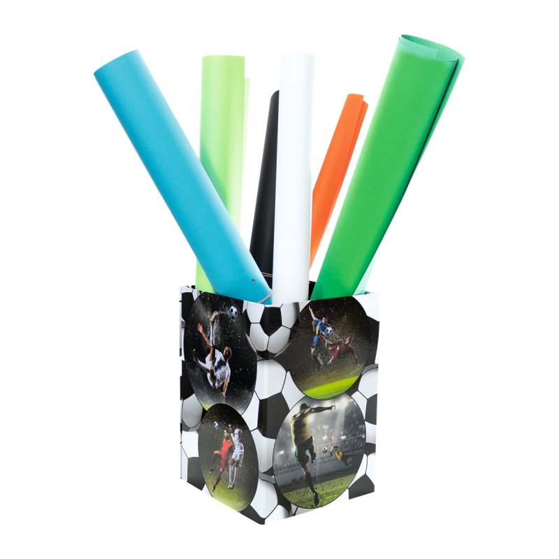 HERMA Papierkorb Fussball