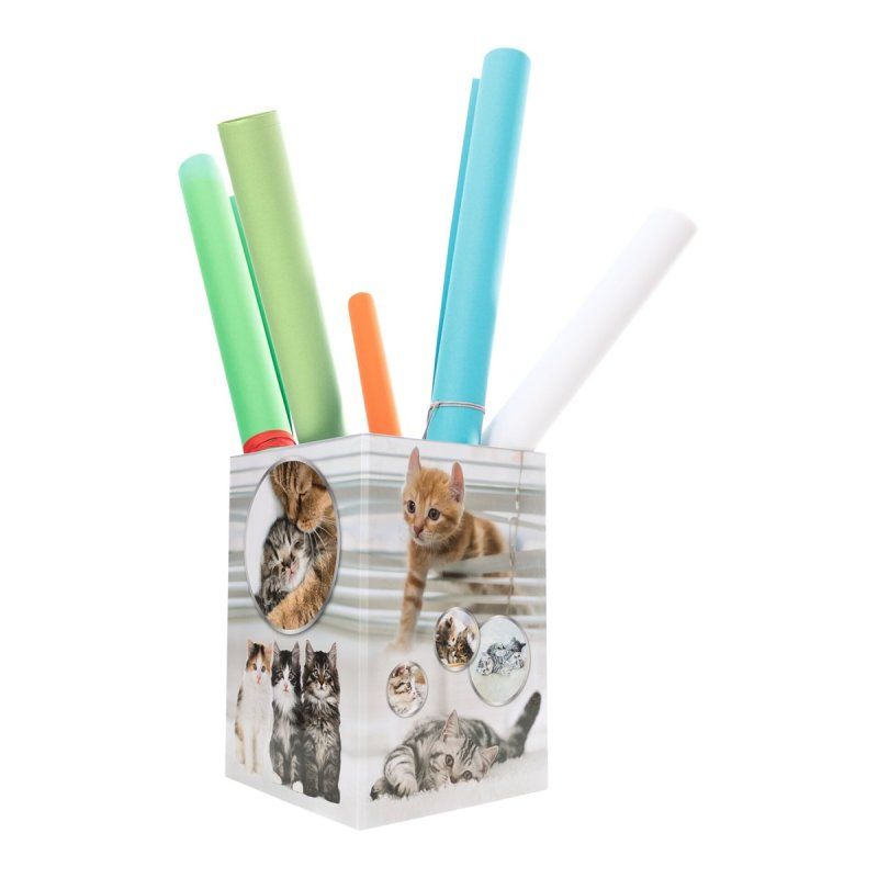 HERMA Papierkorb Katzen