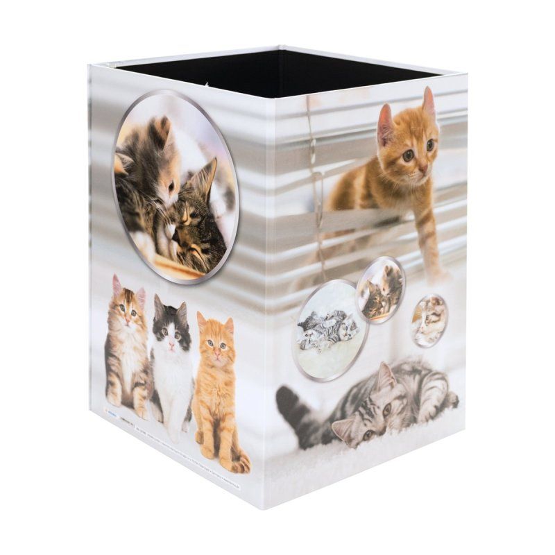 HERMA Corbeille à papier "Chats", carton