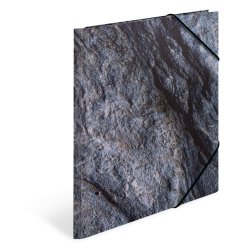 HERMA Chemise à élastiques "Nature", A4, carton, Stone