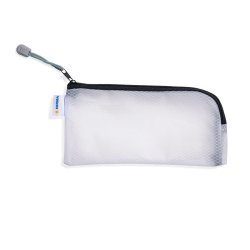 HERMA Pochette à fermeture à zip "Mesh Bags", noir