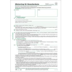 RNK Verlag Vordruck "Mietvertrag für Gewerberäume", DIN A4