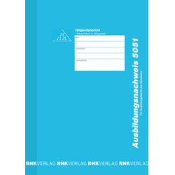 RNK Verlag Ausbildungsnachweis-Heft, wöchentlich, DIN A4