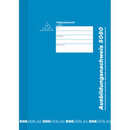 RNK Verlag Ausbildungsnachweis-Heft, täglich, DIN A4