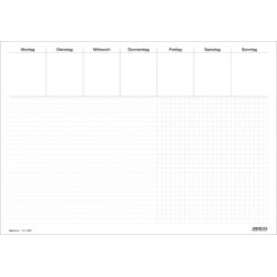 RNK Verlag Papier-Schreibunterlage "Office", weiß