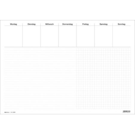 RNK Verlag Papier-Schreibunterlage "Office", weiß