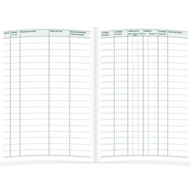 RNK Verlag Fahrtenbuch PKW, DIN A5, 32 Blatt