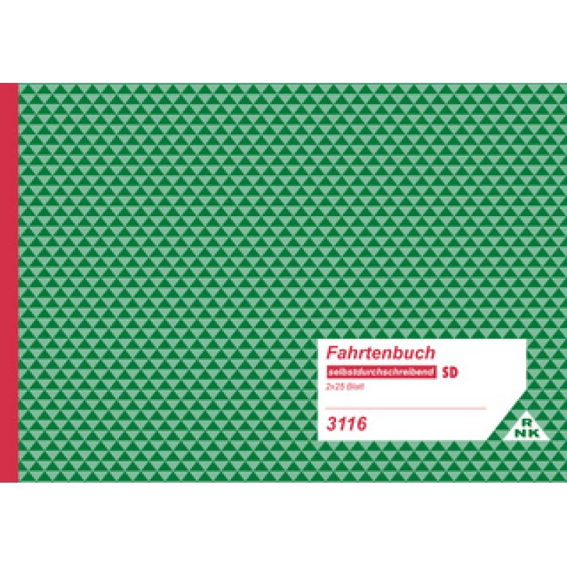 RNK Verlag Fahrtenbuch LKW, DIN A5 quer, 2 x 25 Blatt, SD