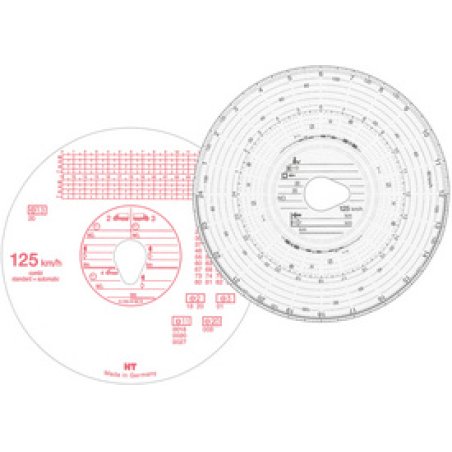 RNK Verlag Disque à diagramme HAUG, 125 km/h, combi