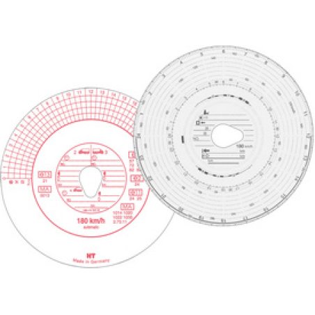 RNK Verlag Disque à diagramme HAUG, 180 km/h, automatique