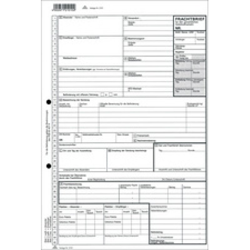 RNK Verlag Vordruck "Frachtbrief für Güterkraftverkehr", SD