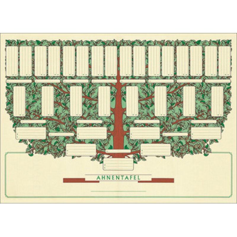 RNK Verlag Arbre généalogique "petit arbre", A3 paysage