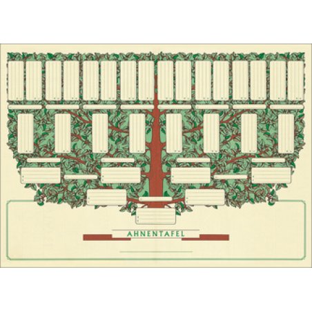 RNK Verlag Arbre généalogique "petit arbre", A3 paysage