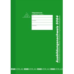 RNK Verlag Ausbildungsnachweis-Block, wöchentlich/monatlich