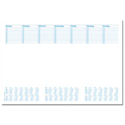 RNK Verlag Papier-Schreibunterlage "Office", mit Kalendarium