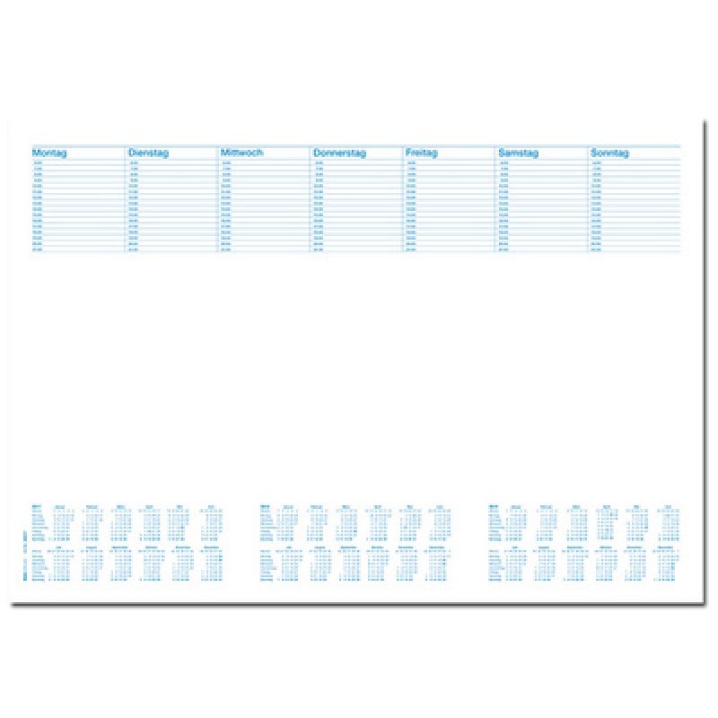 RNK Verlag Papier-Schreibunterlage "Office", mit Kalendarium